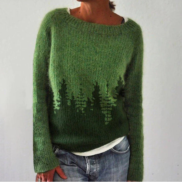 Maglione dal design curato