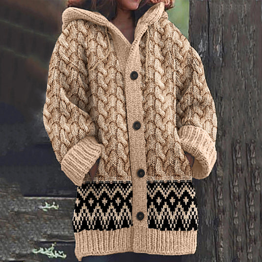 Vintage Fairman Island Knit Jacquard Cardigan Sweater elevenforest