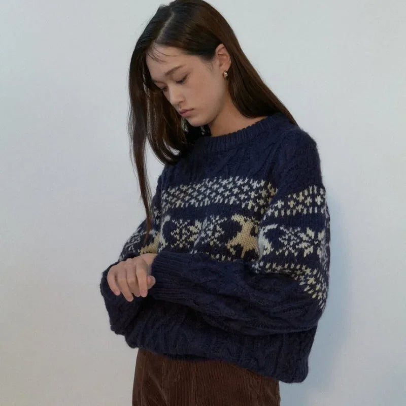 Maglione dal design curato
