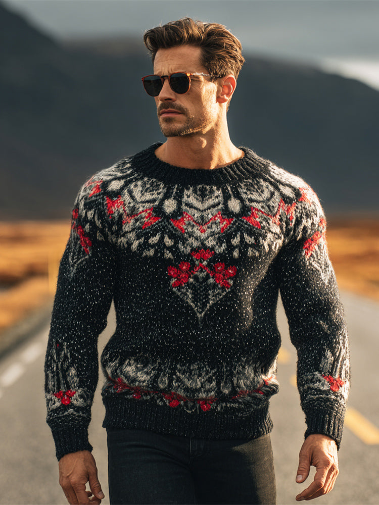 Maglione dal design curato
