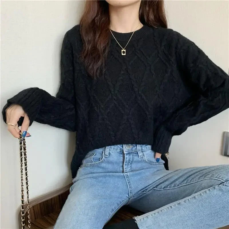 Maglione dal design curato