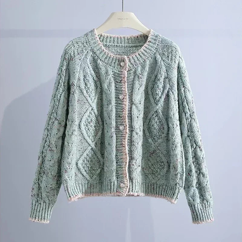 Ester® | Single-breasted knitted sweater for women