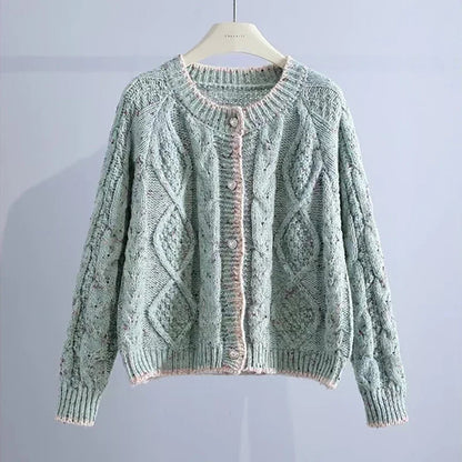 Ester® | Single-breasted knitted sweater for women