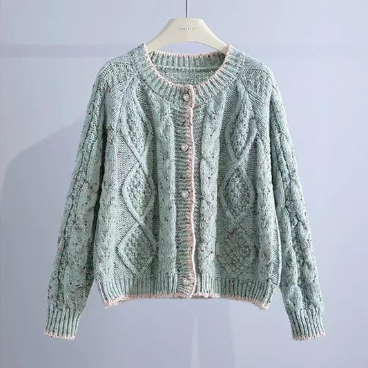 Ester® | Single-breasted knitted sweater for women