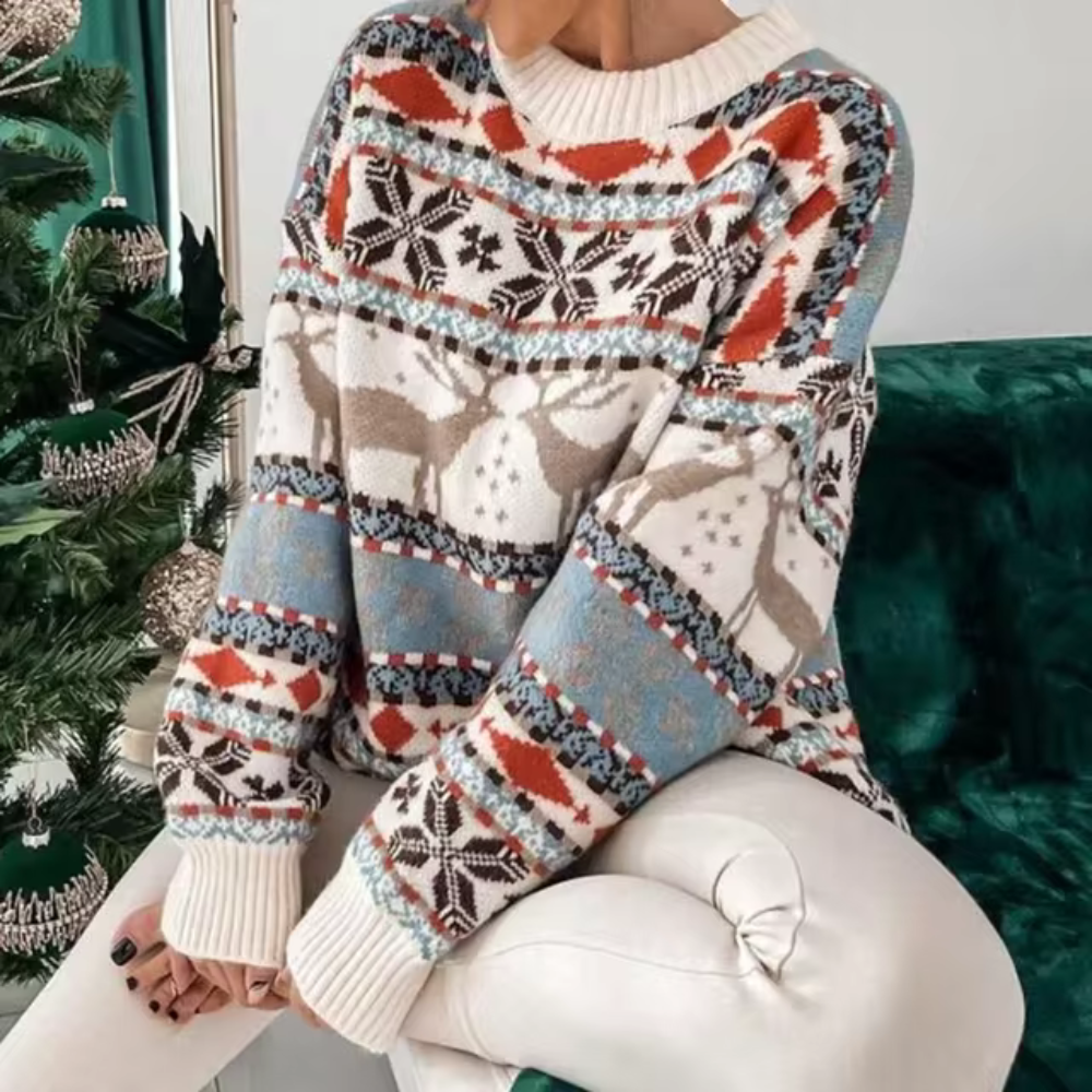 Maglione dal design curato