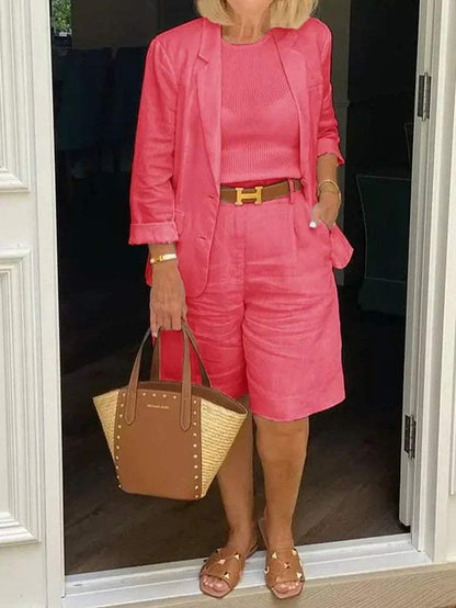 LP | Blazer elegante e pantaloncini - Elegante - Ideale per le giornate calde