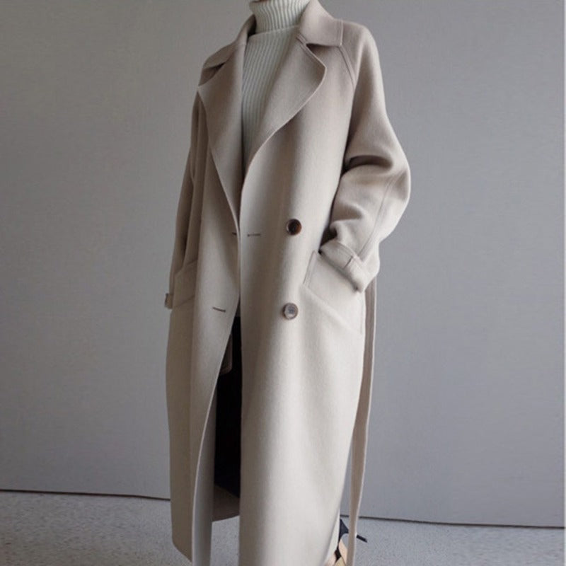 JO | Cappotto lungo in lana da donna