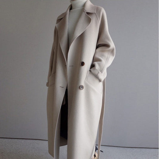 JO | Cappotto lungo in lana da donna