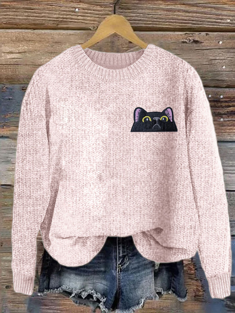 Maglione dal design curato