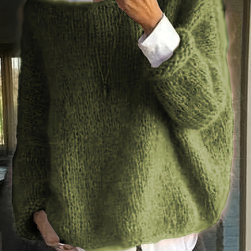 JO | Maglione oversize comodo lavorato a maglia