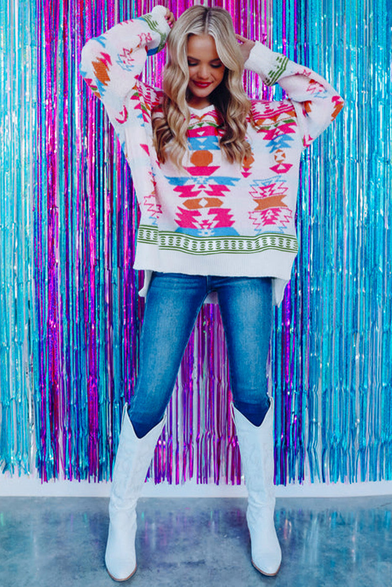 Maglione dal design curato