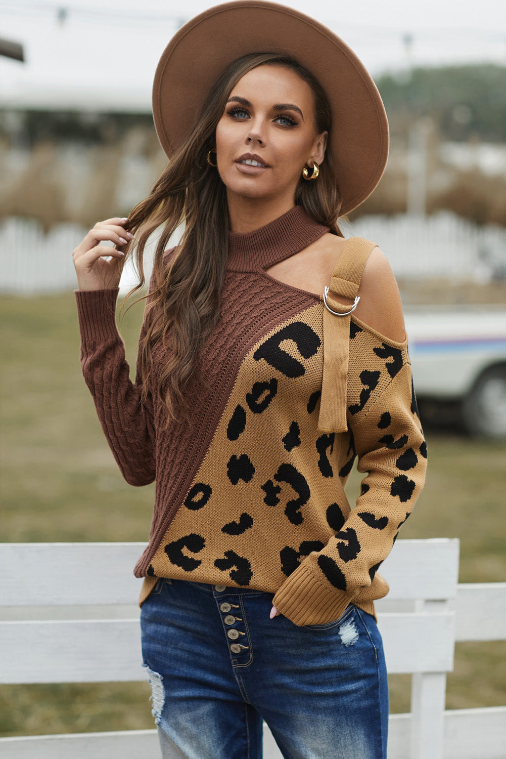 Maglione dal design curato