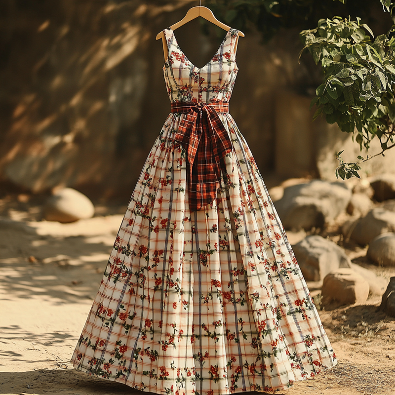 Vestito dal design curato
