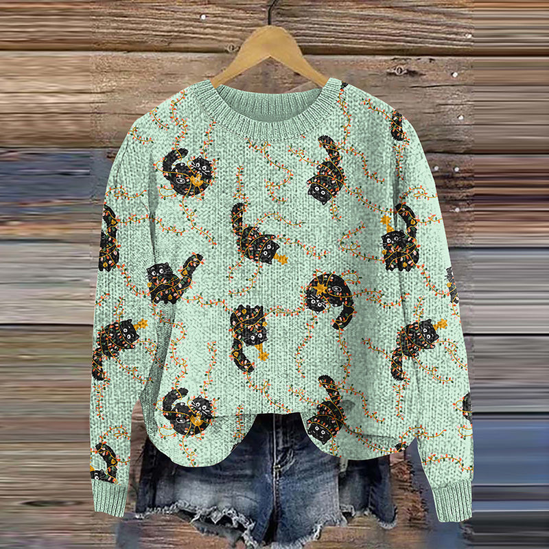 Maglione dal design curato