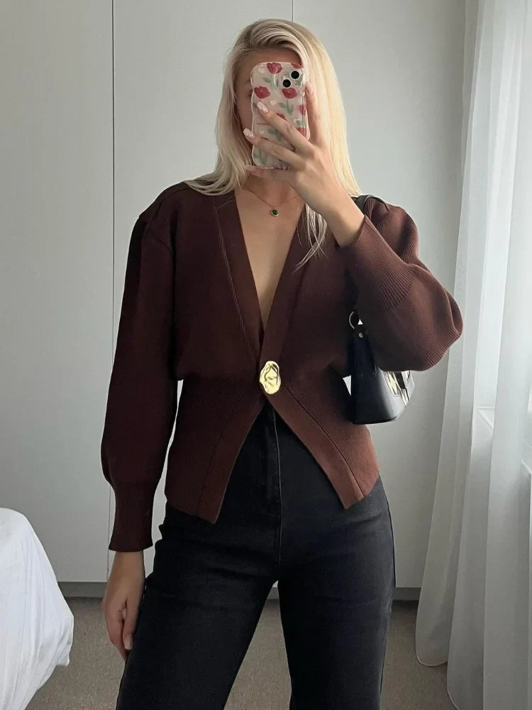Maglione dal design curato