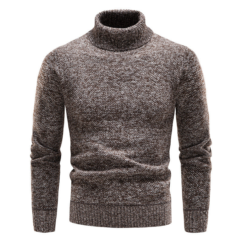Men's Turtleneck Casual Pullover Sweater elevenforest