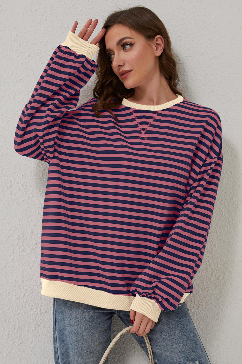 Maglione dal design curato