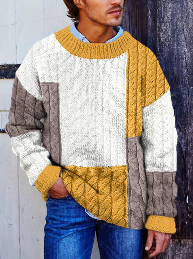 Maglione dal design curato