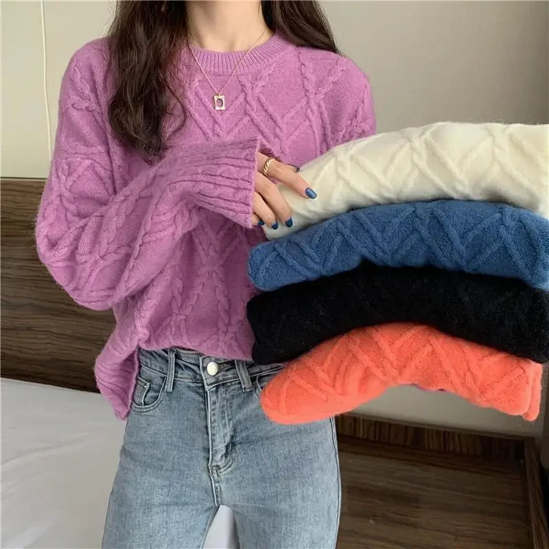 Maglione dal design curato