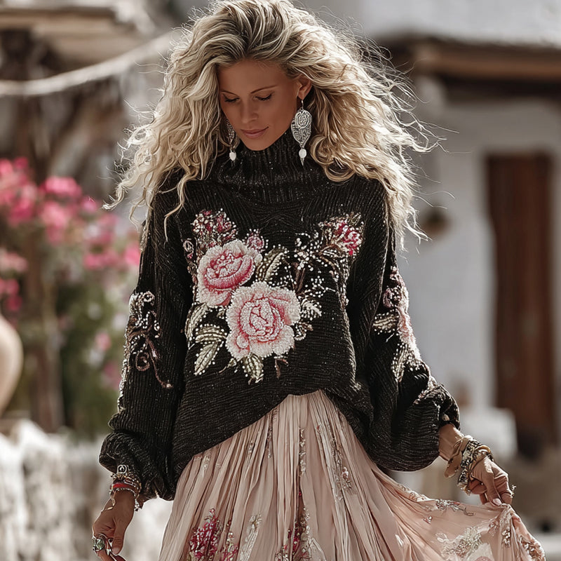 Maglione in stile vintage senza tempo