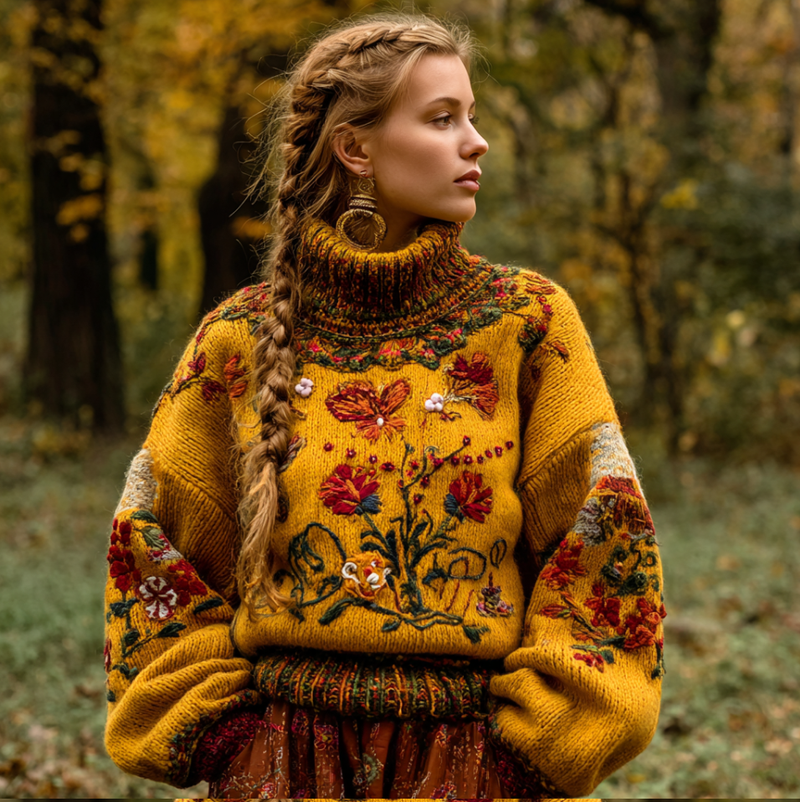 Maglione dallo stile vintage senza tempo