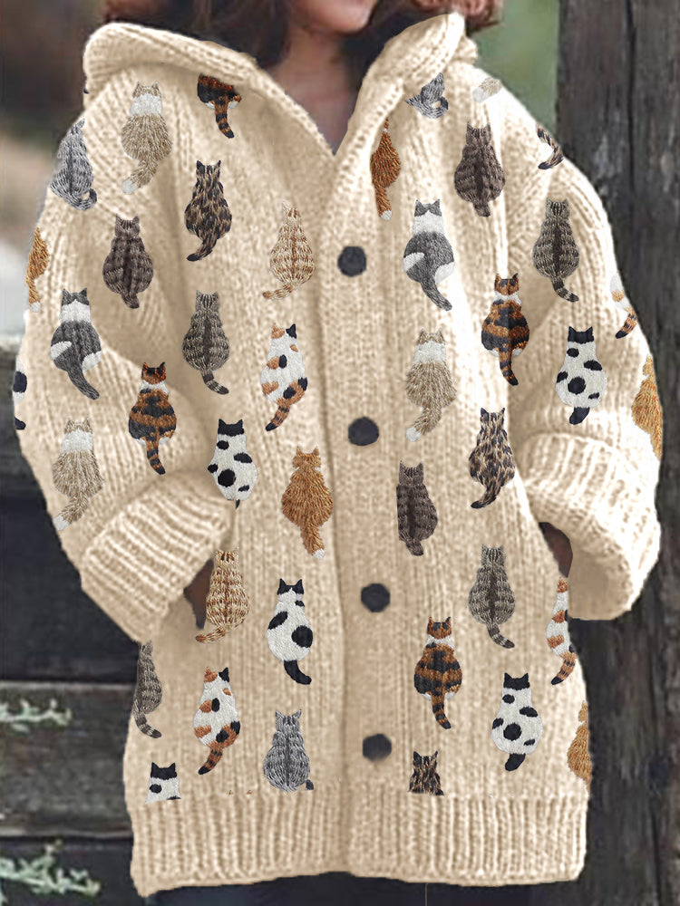 Cardigan dal design curato