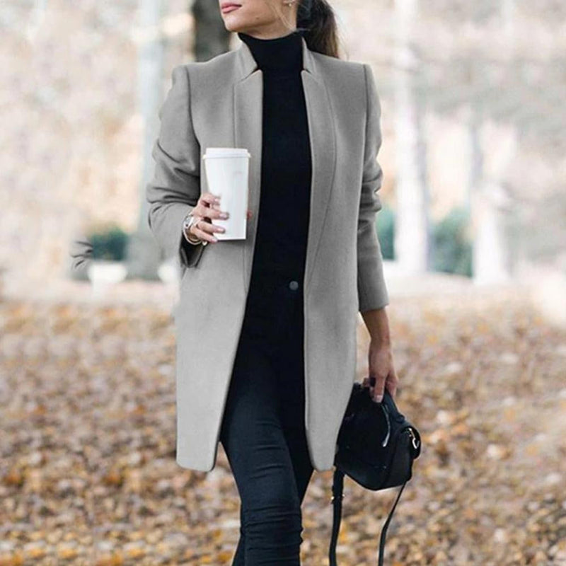 LP | Cappotto corto elegante da donna per il tempo libero e gli affari