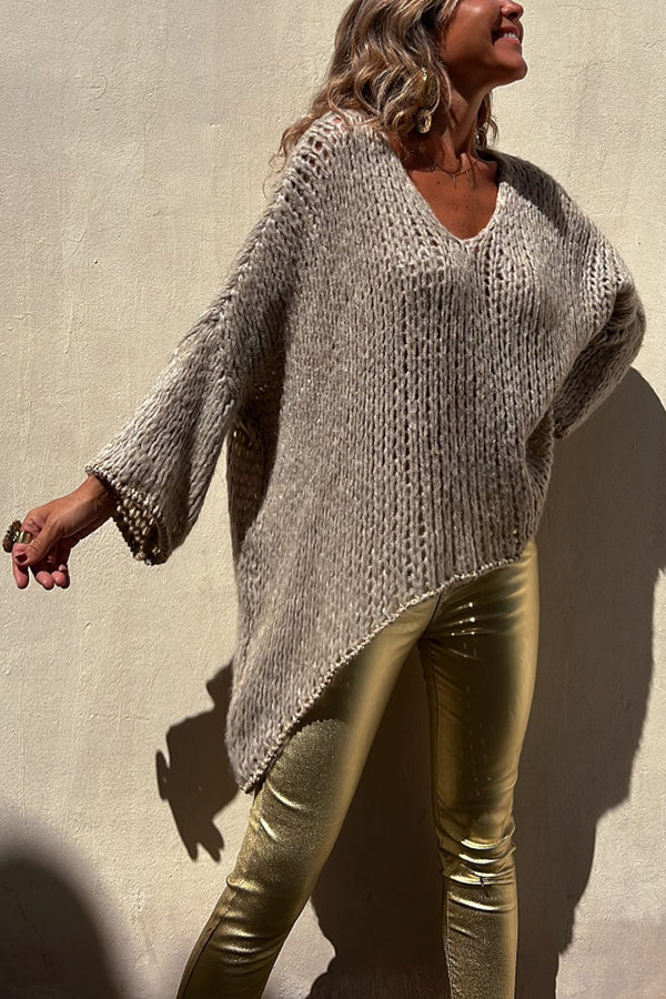 Maglione dal design curato