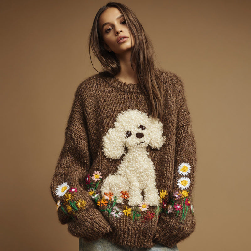 Maglione dal design curato