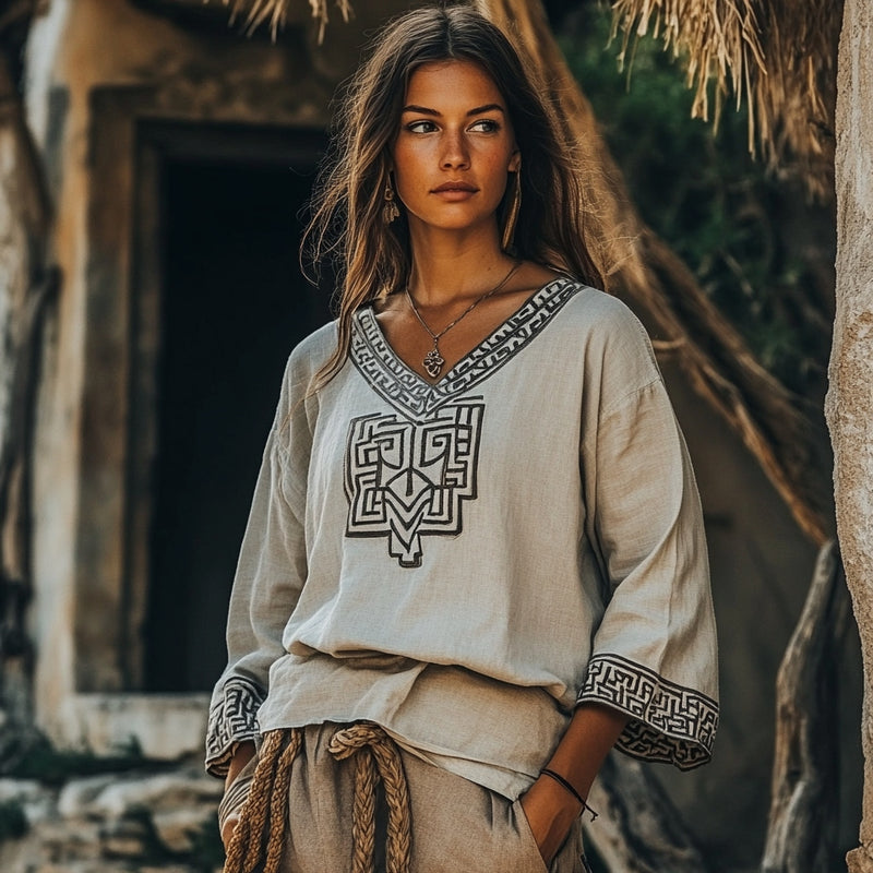 Maglietta in stile vintage senza tempo