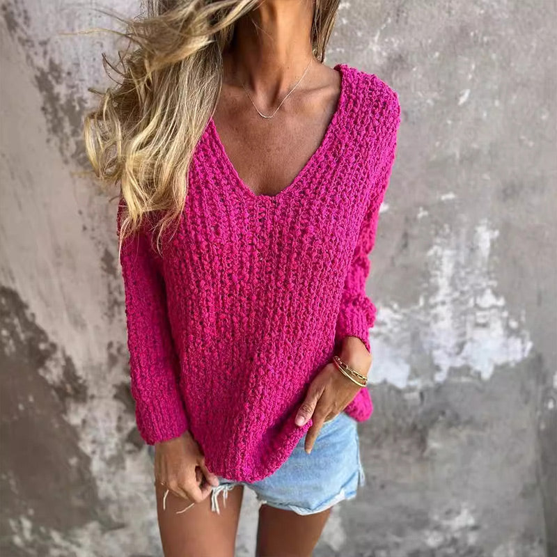Maglione dal design curato