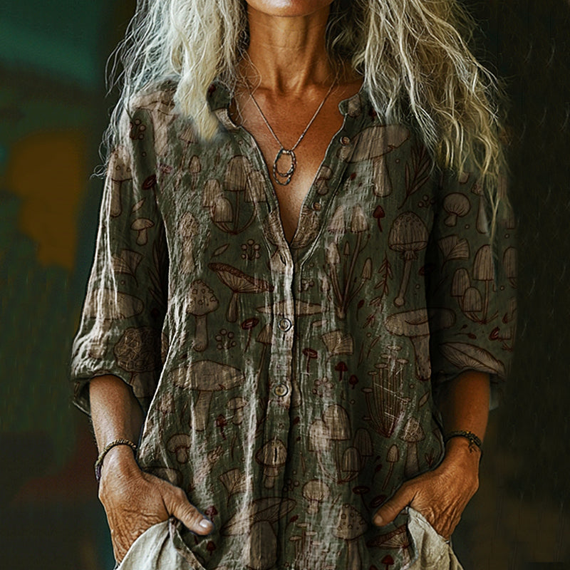 Camicia in stile vintage senza tempo