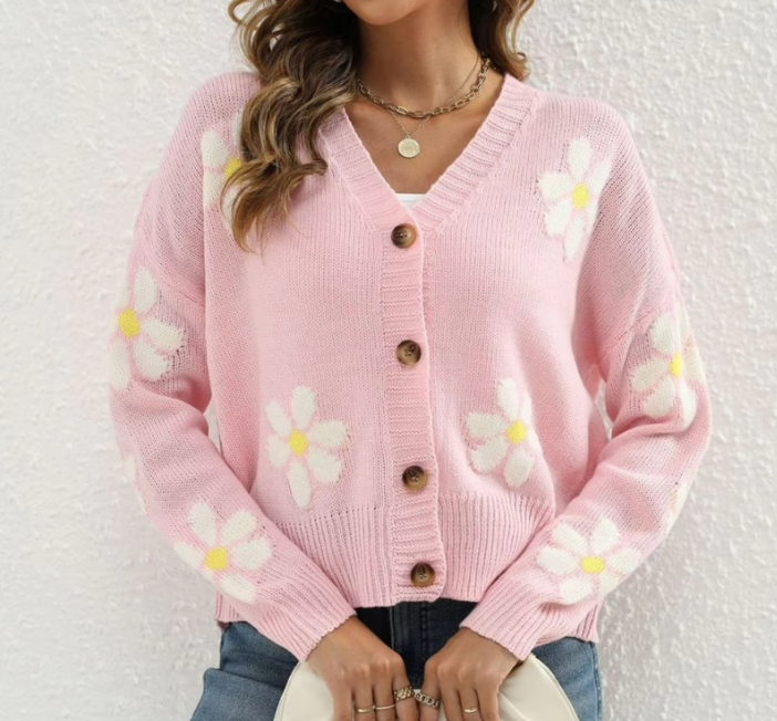 Maglione dal design curato