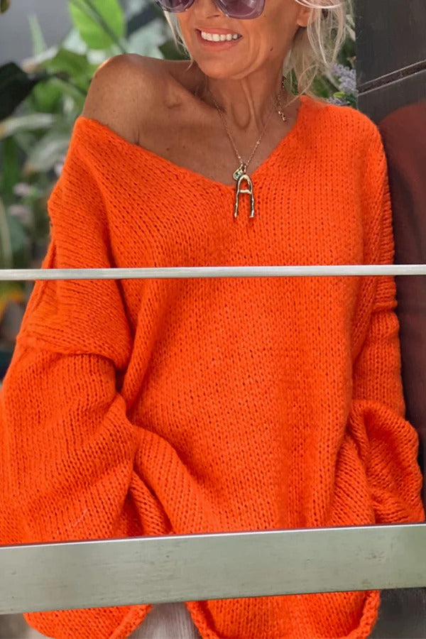 Maglione dal design curato