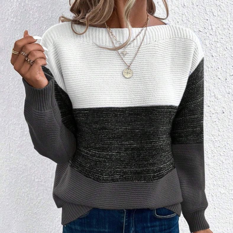 Maglione dal design curato