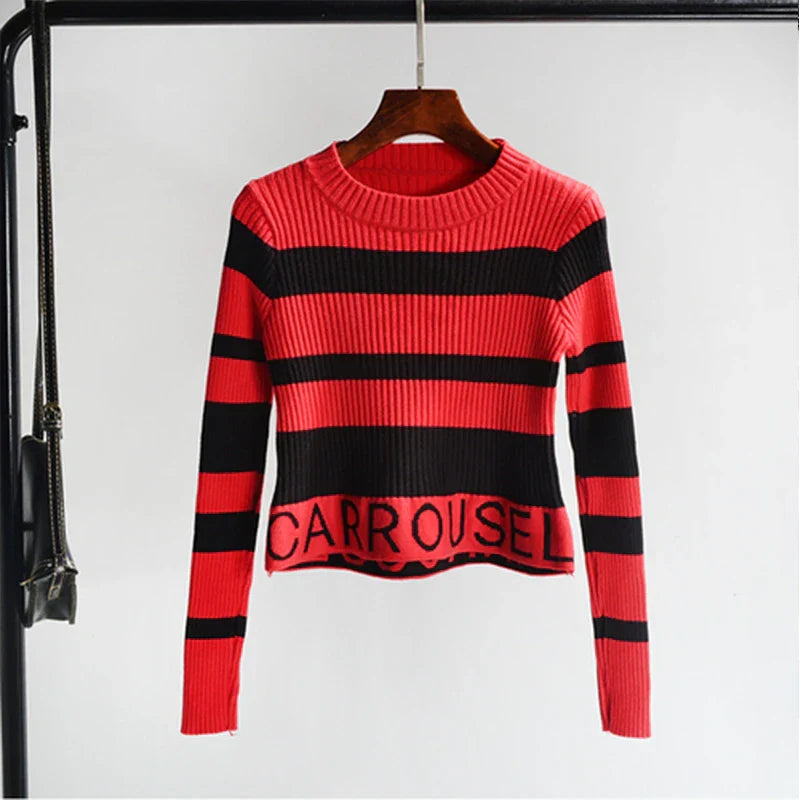 Maglione dal design curato