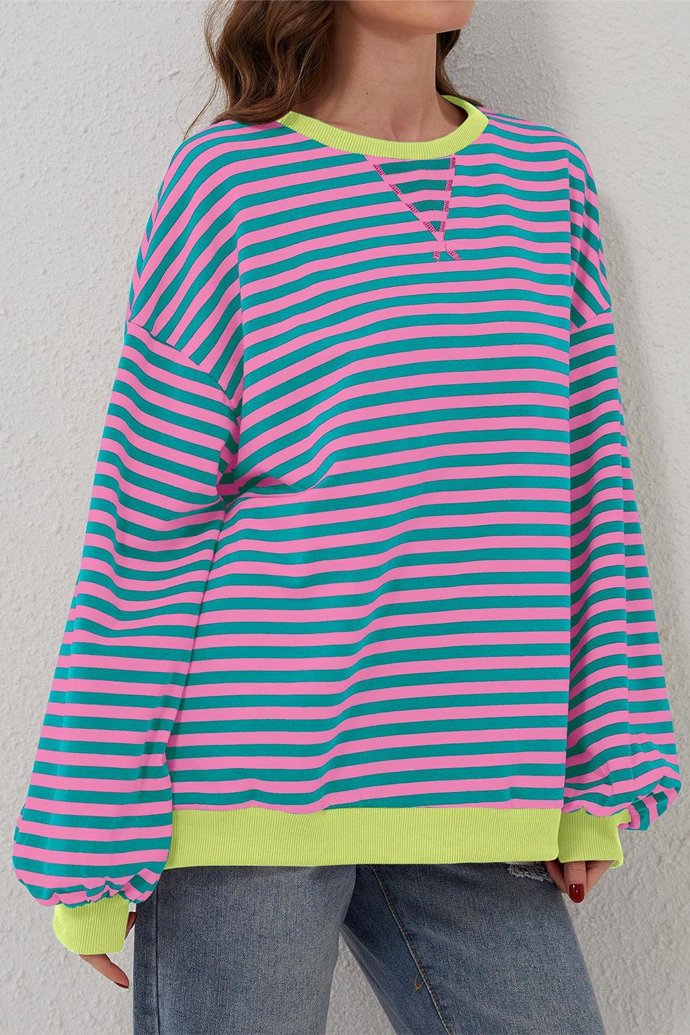 Maglione dal design curato