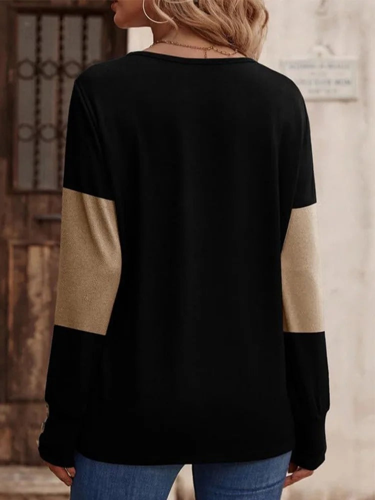 LP | MW - Camicia elegante con scollo a V