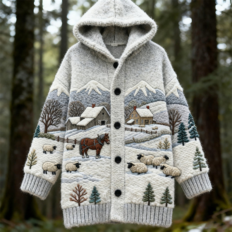 Cardigan dal design curato