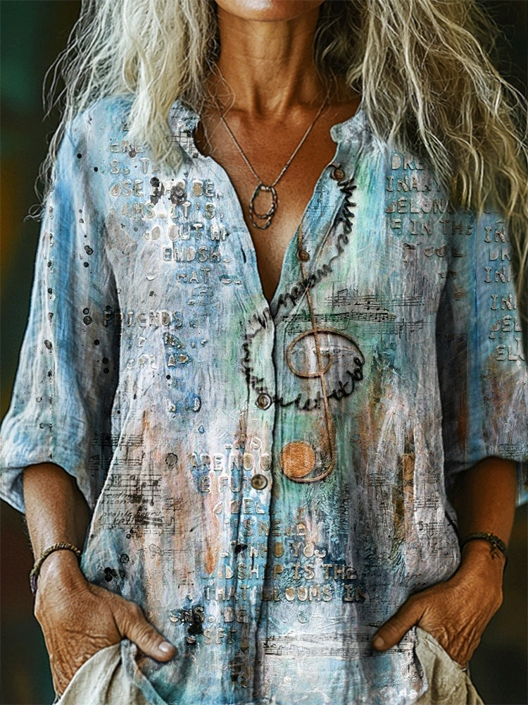 Camicia in stile vintage senza tempo