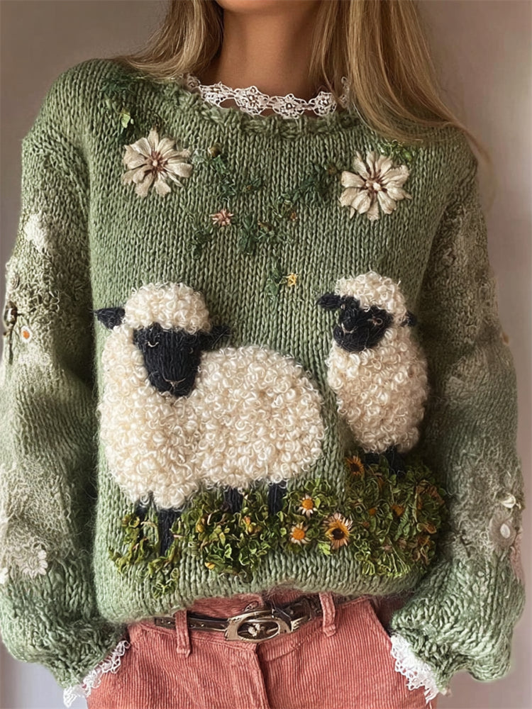 Maglione in stile vintage senza tempo