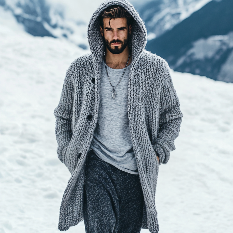 Cardigan dal design curato