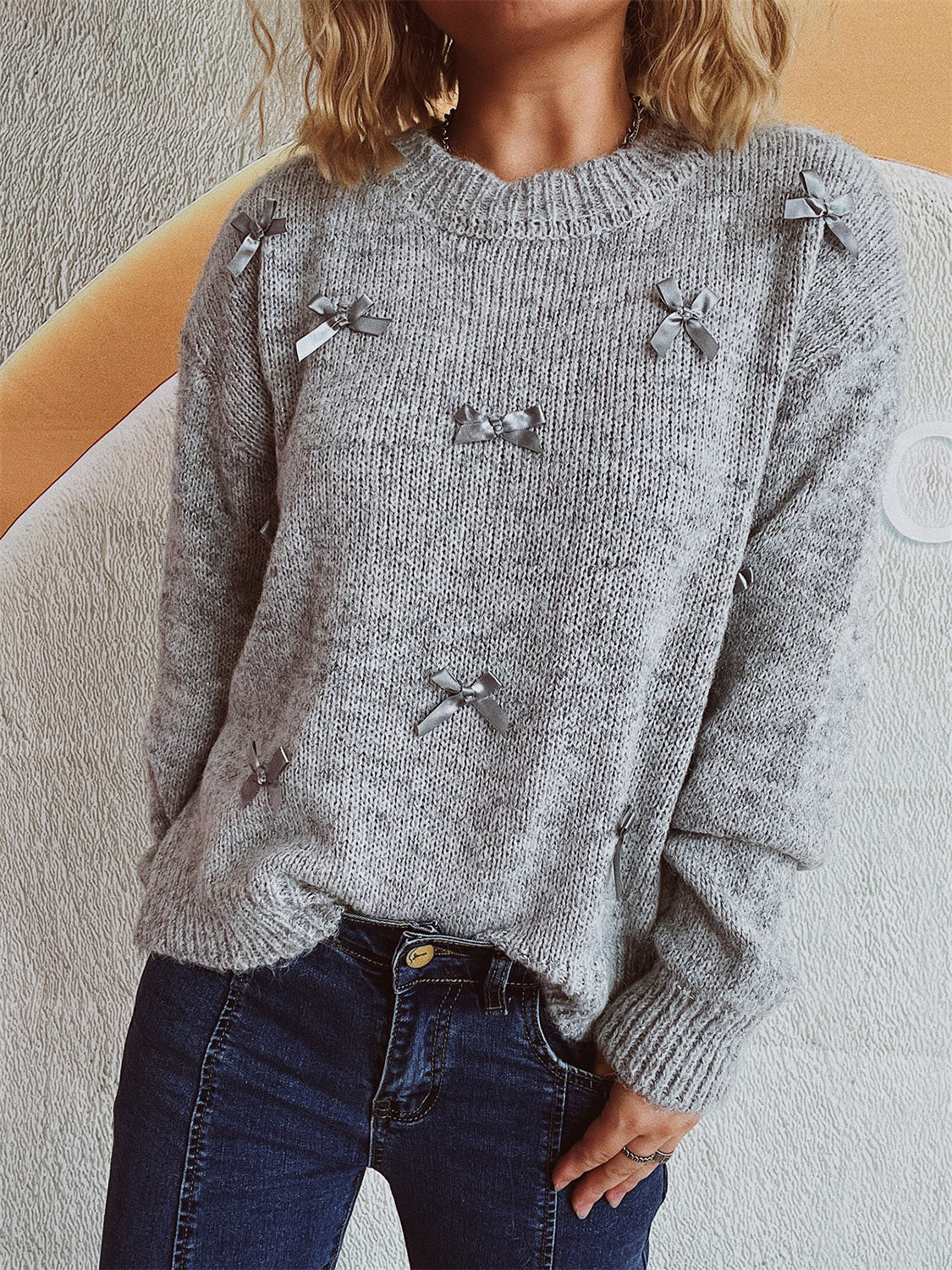 Maglione dal design curato