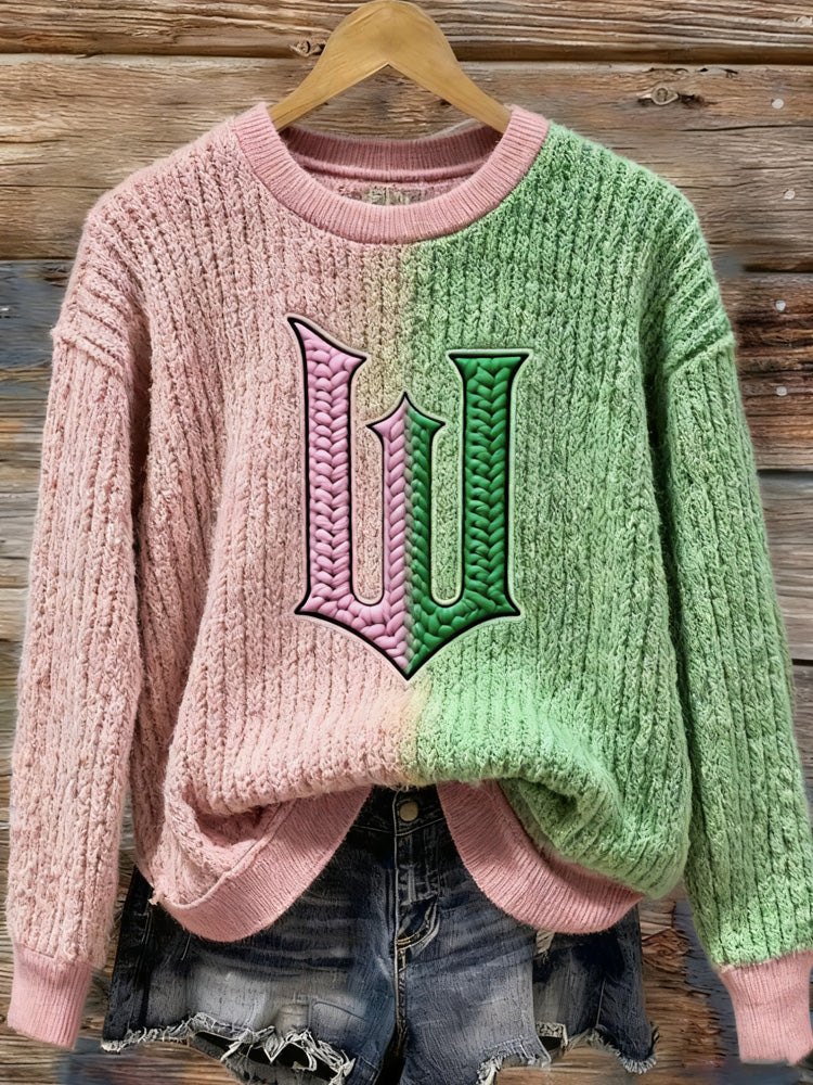 Halloween 2025 Witches Print Sweater artswardrobe