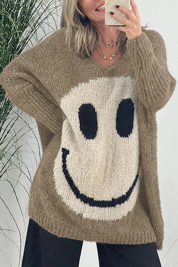 Maglione dal design curato