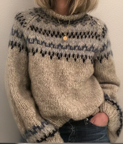Maglione ispirato al vintage