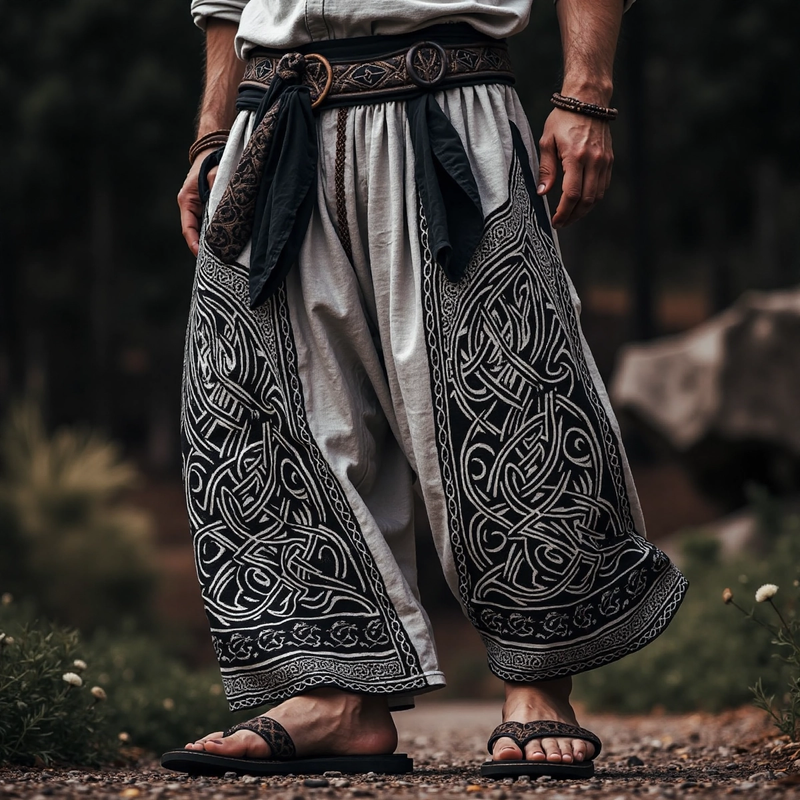 Pantaloni dal design curato