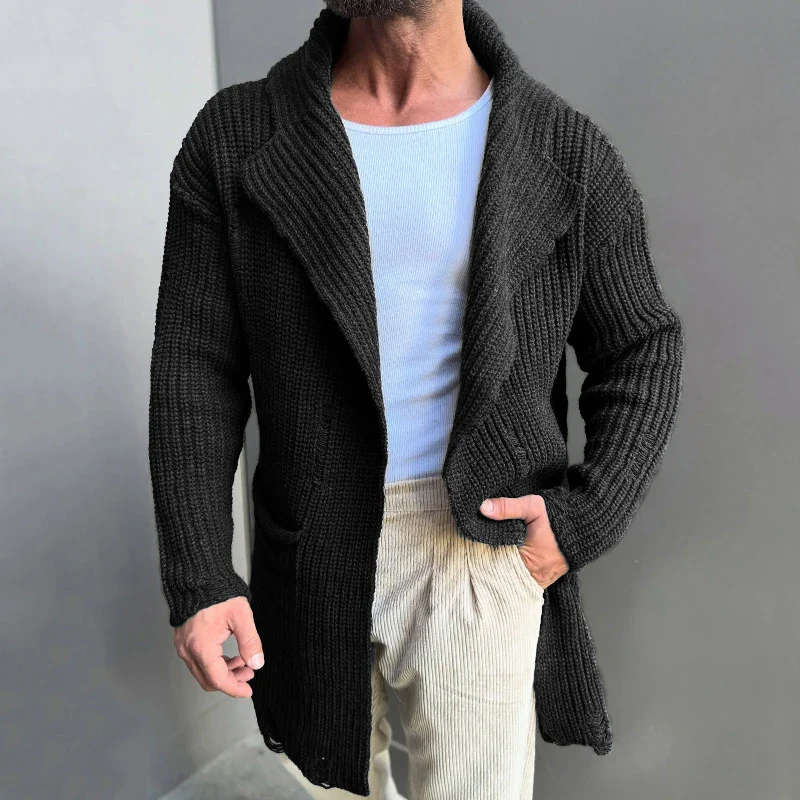 Retro Island Jacquard Pattern Cardigan Sweater elevenforest