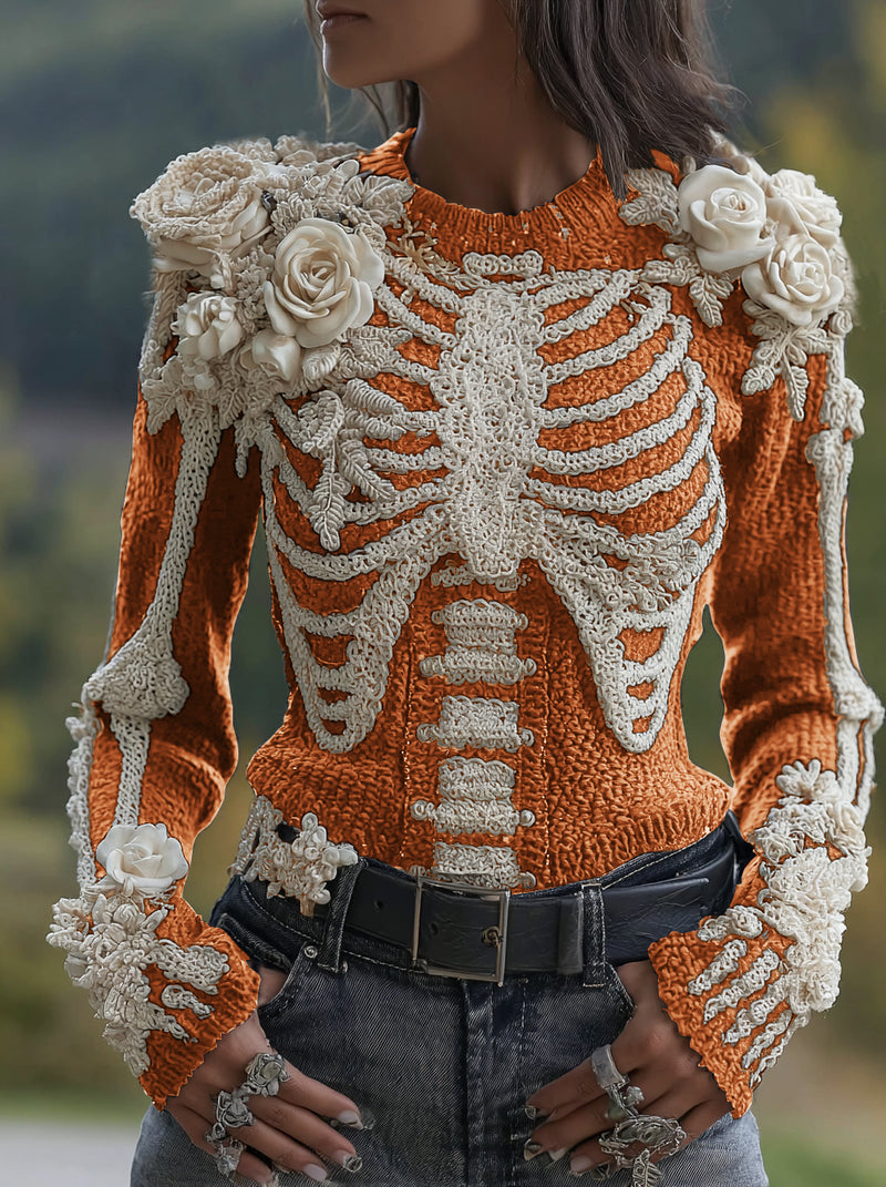 Maglione dal design curato