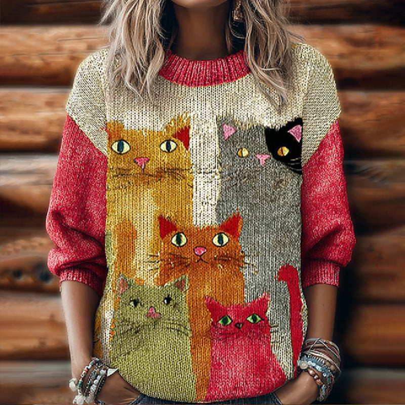 Maglione in stile vintage senza tempo